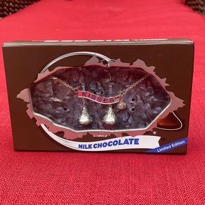 Hershey’s kisses earring/necklace